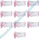 *1,000-Gloves* Micro-Touch Nitra-Free Powder-Free Nitrile Large Pink 6034513