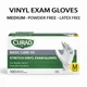 Medium Vinyl Exam Gloves Powder Free Latex Free Disposable Gloves Bulk Packs