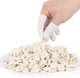 White Latex Finger Cots Finger Protectors, Disposable Medium-Sized Finger Gloves