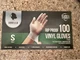 GORILLA SUPPLY Disposable Vinyl Gloves Latex & Powder Free 100 Pack Size Small