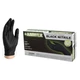 Ammex Corporation ABNPF46100 AMMEX BLACK NITRILE PF EXAM GLOVES LARGE