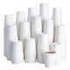  400 Pack 8 oz Disposable Paper Coffee Cups, White Paper Hot Coffee White-8oz