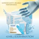 PARAMOUNT&reg; Blue 4mil Nitrile Gloves|Powder/Latex Free| Size:All 100/200/1000 Pcs