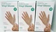 Powder-Free disposable gloves, Latex free, 200 per box, Lot of 3 boxes