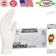 Food Safe, Ambidextrous X-Large Nitrile Gloves - Durable & Disposable, 100 Count