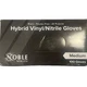Noble NexGen Nitrile Vinyl Gloves Black Medium Powder Free 100 Count All Purpose