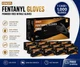 Heavy Duty 6 Mil Black Nitrile Gloves Powder-Free Latex-Free Disposable 100 Pcs