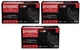 Gloveworks GWBN48100 XL 100 Count Black HD Nitrile Gloves  - Pack of 3
