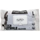 Large Black Nitrile Gloves 30 Count Disposable Food Safe Puncture Resistant
