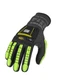 (4 Pairs) Ansell Ringers&reg; Nitrile Half-Dipped Anti-Impact Gloves R-840 Size 8 M