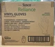 SEALED CASE: Sysco Reliance Vinyl Powder Free Gloves Large - CASE of 10-100 ct.