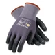 Atg 34-844/M Endurance Seamless Knit Nylon Gloves, Medium, Gray/black, 12 Pairs