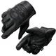 Milwaukee Leather Mg7571 Mens Black Reflective Skull Leather Gloves Cool-Tec