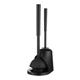 Toilet Brush & Plunger Set - Toilet Bowl Brush and Holder, 2 in 1 Bristle Toi...