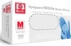 Basic Medical NGPF-7002 Blue Nitrile Ex Gloves, Medium, 100 Count,