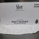 Silver Source Poly Gloves Large Clear Polyethylene Powder-Free 500 Count DW346