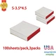 300Pcs Dental Mixing Pad Paper Disposable Poly Impression Coated Pads 35*45MM