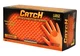 Adenna CAT456 Catch 8 mil Powder Free Nitrile Gloves (Orange, Large) Box of 100