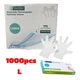 1000 Gloves TPE Disposable Clear Large Powder Free Food Prep Cleaning Exam