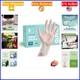 Disposable Vinyl Gloves Large 100Pack Clear Latex-Free Powder-Free