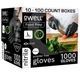 OWELL&reg; Black Nitrile Gloves Large &ndash; 1000ct | Commercial Food Safe Disposable...