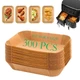 300 PCS Air Fryer Liners Disposable, 8.1 * 5.1 inch Air Fryer Paper Fit 2-Bas...