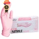 ForPro Professional Collection Disposable Nitrile Medium (Pack of 100), Pink 