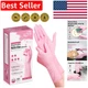 Ultra-Soft Cherry Blossom Disposable Nitrile Gloves - Perfect for Sensitive Skin