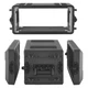 VEVOR 4U Rack Case Rackmount Flight Case 12 in with Microphone Compartments