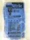 12 pair Size 11 Summit Glove AmbiNitrile Examination Gloves # 570 BL 11 Mil 13" 
