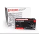 Gloveworks Black Nitrile PF Ind Gloves - 5 Mil - Case of 1000 Gloves/10 Boxes