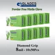GLADES&trade; Heavy-Duty 8mil Dispsoable Nitrile Gloves Green Industrial M-XXL 1000 CT
