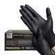 100Pcs 8Mil Heavy Duty Nitrile Gloves, Diamond Grip, Orange Latex &Powder Free