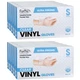 ForPro Disposable Vinyl Gloves, Clear, Industrial Grade, Powder-Free, Latex-F...