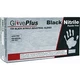 Ammex AMXGPNB44100 GlovePlus Powder Free BLACK Nitrile Gloves - Medium