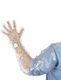 50Pcs Veterinary Insemination Rectal Long Gloves Disposable Plastic Full Arm ...