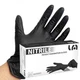 Case of 1000 Black Nitrile Disposable Exam Gloves 4 Mil, Latex & Powder Free