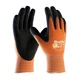 Pip 34-8014/S Foam Nitrile Hi-Vis Coated Gloves, Palm Coverage, Black/Orange,