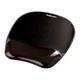 Fellowes Mouse Mat Wrist Support - Crystals Gel Mouse Pad with Non Slip Rubber B