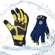Vgo... 1Pair 0/32F Winter Pig Leather Work Gloves Cold Weather Waterproof