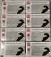 LOT of 8 - Medical Synmax Black Vinyl Exam Gloves Medium 100 Pk Latex Free (800)