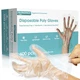 600 Pack Plastic Gloves - Best Value Cooking Gloves Disposable Food Safe. Bulk 