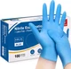 Nitrile Exam Gloves, Blue, 4 Mil, Powder-Free, Latex-Free, for Medical Exam, Cle