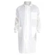 Kimtech 10042 Kimtech A8 Lab Coat, Sms, Snaps Closure, White, L, 25 Pk