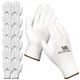 ACKTRA Ultra-Thin PU Safety WORK GLOVES 12 Pairs, WG002 White/White, Large