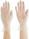 2 Box of Ansell Dura-Touch Disposable Gloves, Small (Size 6.5) Clear, 100/Box 