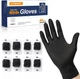 Sanitary Nitrile Gloves Disposable, 40 Pairs (80 Gloves), Individually Wrapped 2