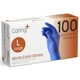 Caring Nitrile Exam Gloves Large 100ct Medical Grade Powder Latex Free Blue