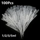100pcs Disposable Plastic Pipettes 1ml/2ml/3ml/5ml Graduated Laboratory Droppers