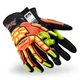 HexArmor GGT5 Series 4021X High Vis Work Gloves Cut Resistant Impact Protection 